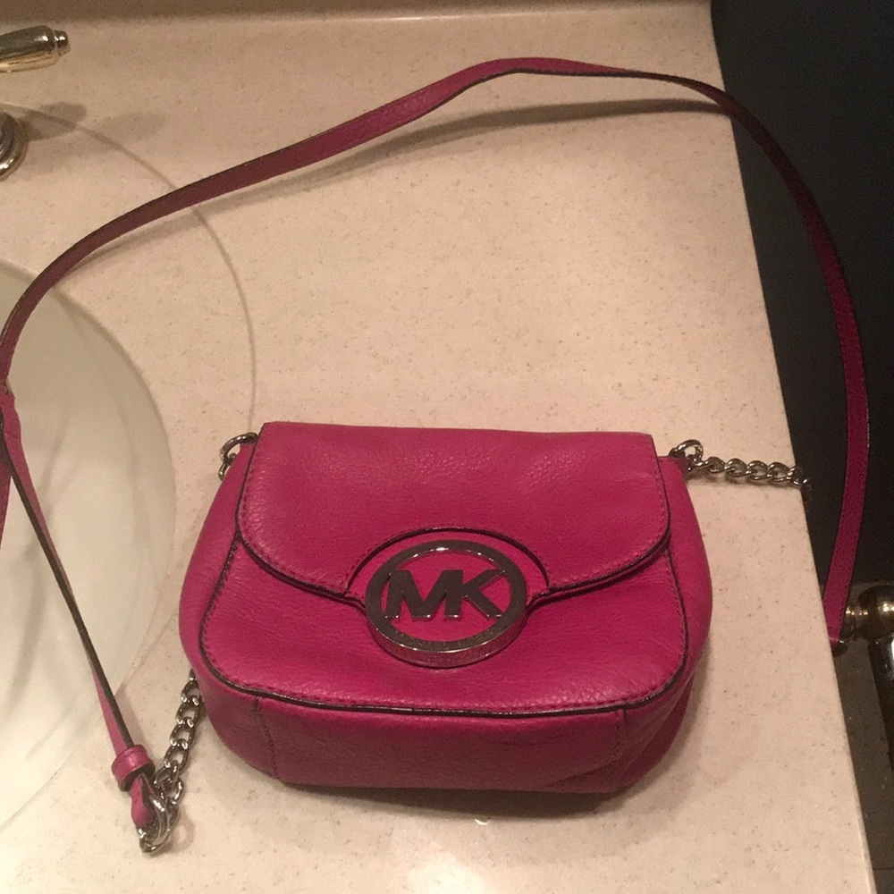 Michael Kors Hot Pink Crossbody Bag